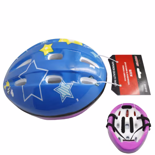 Велошлем детский Roxter Blue, синий, размер 53-55 см