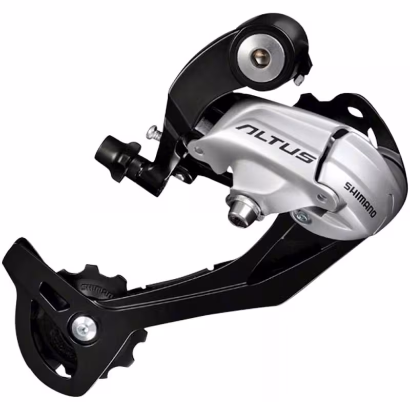 Переключатель задний Shimano Altus M370- SGS, серебряный