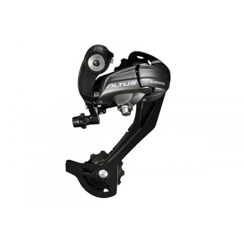 Переключатель задний Shimano Altus M370-SGS, черный