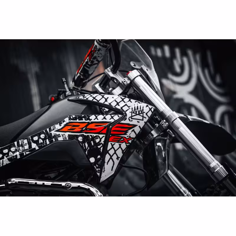 Питбайк BSE EX 125E Max13 0.1 White/Red