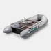 Надувная лодка ПВХ Gladiator B370S, пайол фанерный, светло-серый/темно-серый