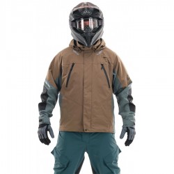 Куртка мужская Dragonfly Quad 2.0, мембрана, коричневый/серый, размер М, 176 см