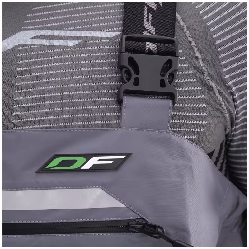 Полукомбинезон-вейдерсы Dragonfly Quad PRO, мембрана FineTex, серый/черный, размер L, 182 см