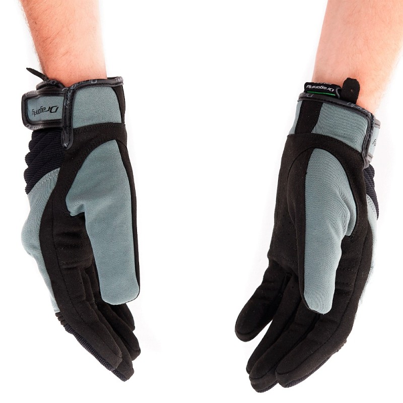 Мотоперчатки Dragonfly Quad, серый/черный, размер XXL