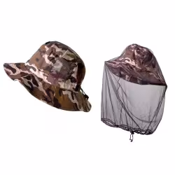 Панама-накомарник Tagrider 10615 сетка КМФ, камуфляж