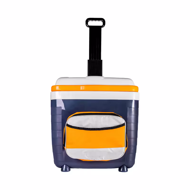 Термобокс автомобильный Camping World, 28 л, синий/белый