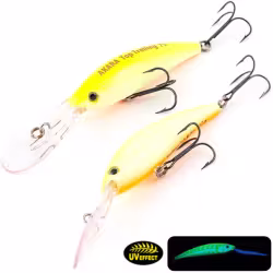 Воблер плавающий Akara Top Trolling 75F A14, 75 мм, 12 г, цвет A14