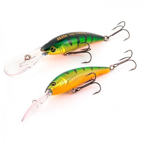 Воблер плавающий Akara Top Trolling 75F A18, 75 мм, 12 г, цвет A18