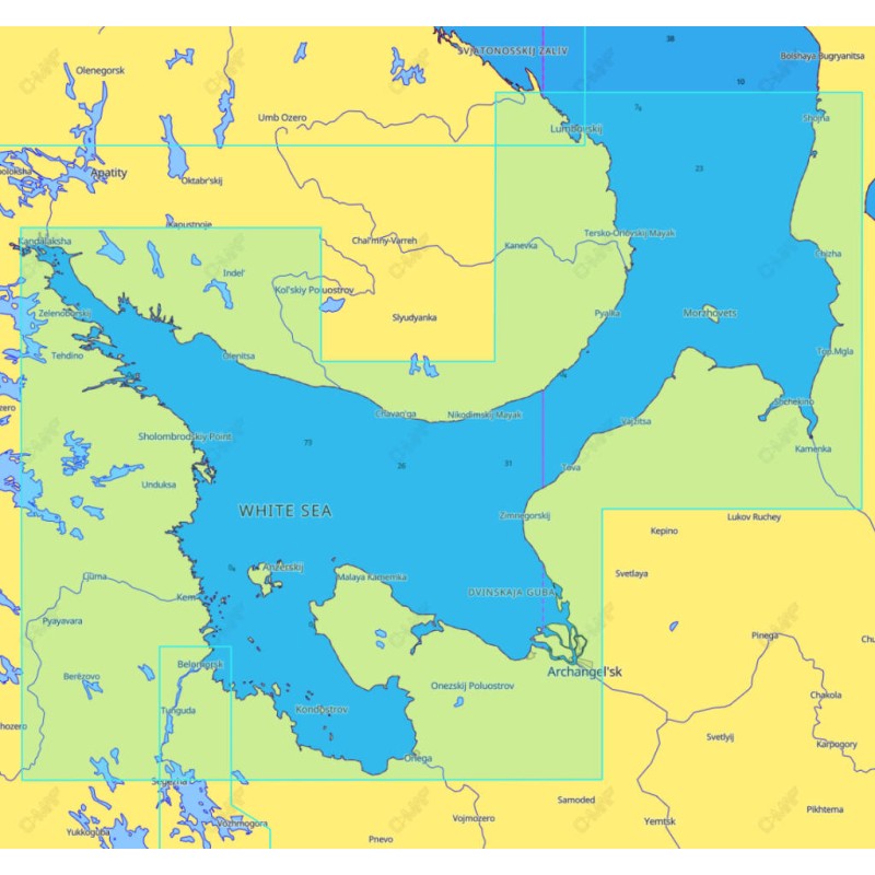 Карта для эхолота C-Map Max-N+ RS-Y221 Белое море