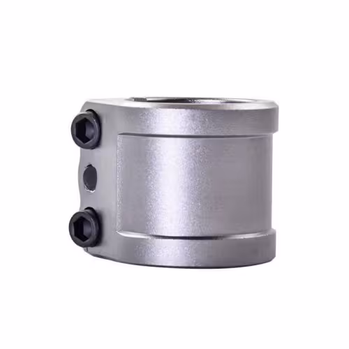 Зажим (хомут) для самоката Tech Team V, 34,9 мм, HIC, 3 болта, для RAGTAG, серый