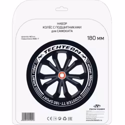 Набор для самоката Tech Team (2 колеса 180 мм, 4 подшипника ABEC 9)