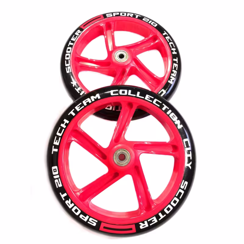 Набор для самоката Tech Team (2 колеса 210 мм, 4 подшипника ABEC 9)
