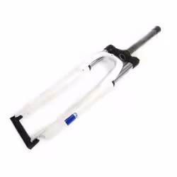 Вилка 27,5" ZOOM, амортизационная, Al-корона, 1-1/8" (28,6), ход 80 мм, шток 215 мм, Пивоты+PM, 286C, белая