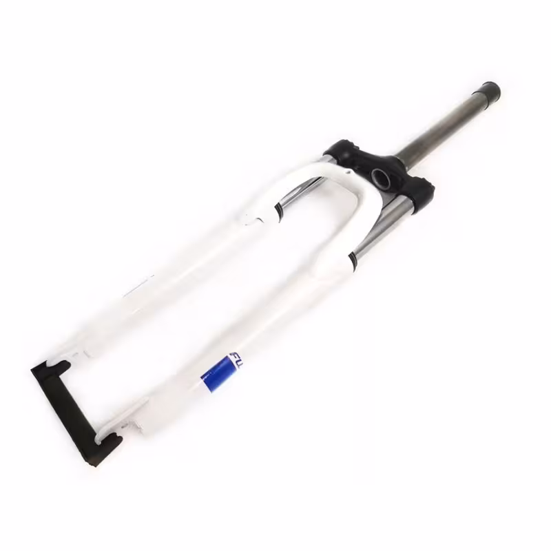 Вилка 27,5" ZOOM, амортизационная, Al-корона, 1-1/8" (28,6), ход 80 мм, шток 215 мм, Пивоты+PM, 286C, белая