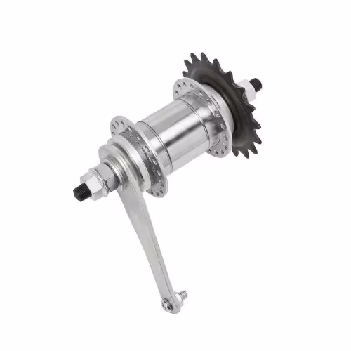 Втулка велосипедная POWER LC-108R, односкоростная, задняя, с ножным тормозом, 36 отверстий, серебристая