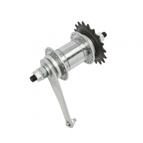 Втулка велосипедная POWER LC-108R, односкоростная, задняя, с ножным тормозом, 36 отверстий, серебристая