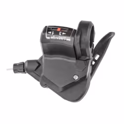 Рукоятка переключения передач Microshift TS-38, левая , 3 скорости, черная