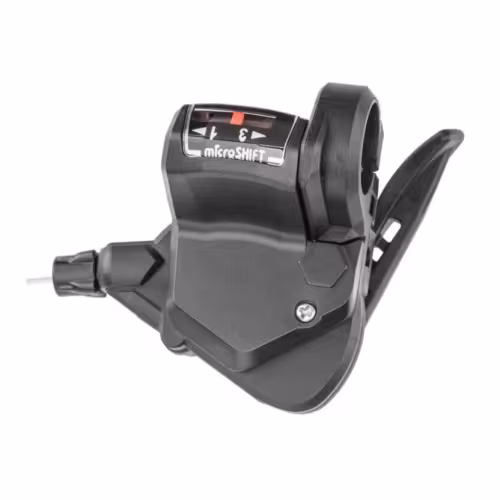 Рукоятка переключения передач Microshift TS-38, левая , 3 скорости, черная
