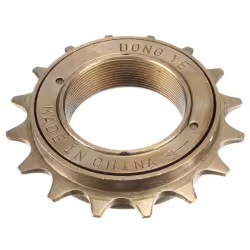 Задняя звездочка, 16Т, 1/2"х1/8", (BMX/FreeWheel), 1 скорость