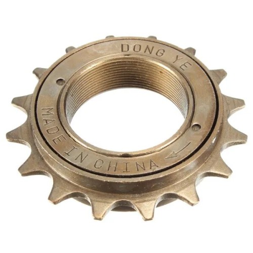 Задняя звездочка, 16Т, 1/2"х1/8", (BMX/FreeWheel), 1 скорость