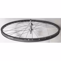 Колесо велосипедное Forward WZ-201R, заднее, 24", 3/8 (гайка), V-Brake, под трещотку 6/7 скоростей, двустеночный обод, в сборе