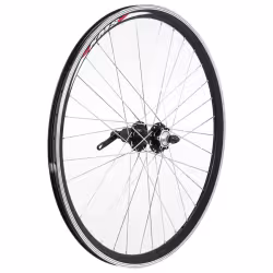 Колесо Forward, 24", заднее, алюминиевая втулка WZ-A281R , 32 отверстия, дисковая (6 винтов), под кассету 8/9 скоростей, двойной обод, в сборе