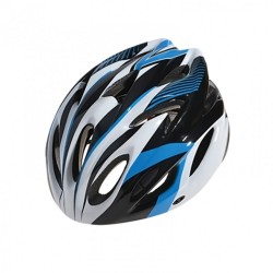 Велошлем Cigna WT-012, чёрный/синий/белый,  размер 57-62 