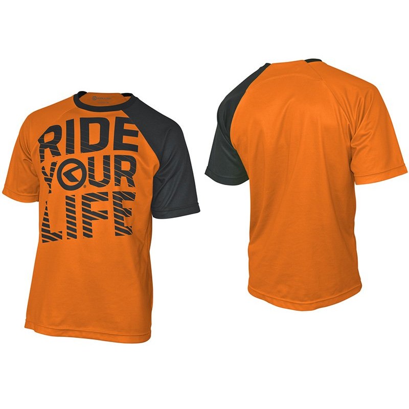 Футболка Kellys Ride Your Life Enduro, оранжевый/черный, размер XL