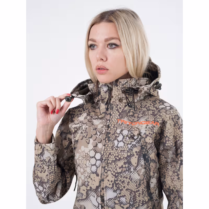 Костюм женский Triton Gear Pro -5, ткань Софтшелл, бежевый камуфляж, размер 48-50, 170-176 см