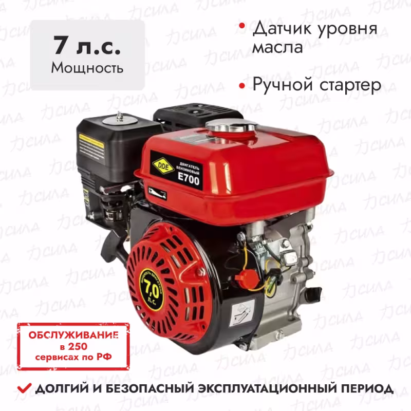 Двигатель бензиновый DDE E700-S20