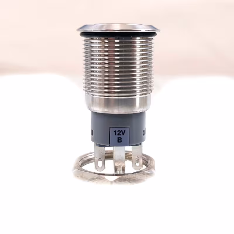 Кнопка включения без фиксации BEP Marine 80-511-0004-00, 12 В, синяя