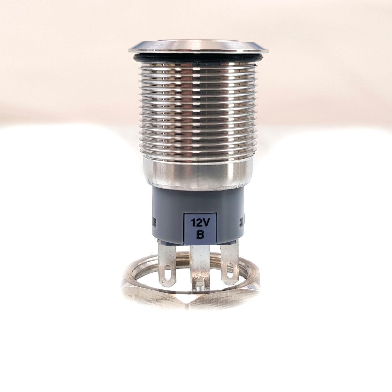 Кнопка включения без фиксации BEP Marine 80-511-0004-00, 12 В, синяя