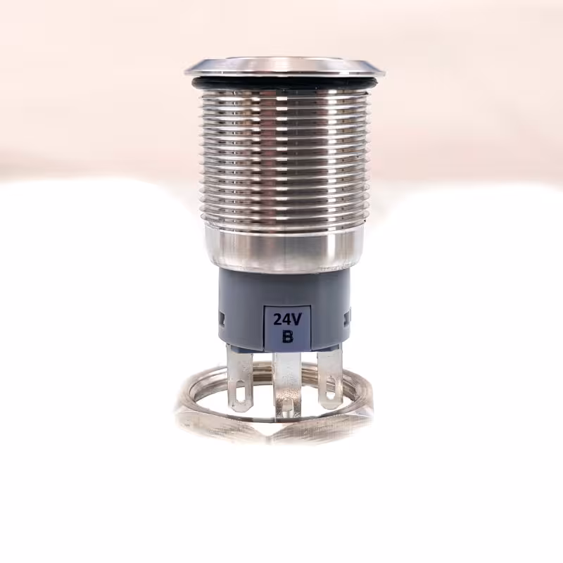 Кнопка включения с фиксацией BEP Marine 80-511-0007-00, 24 В, синяя