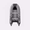 Надувная лодка ПВХ Gladiator Light B330AL, пайол алюминиевый, светло-серый/темно-серый