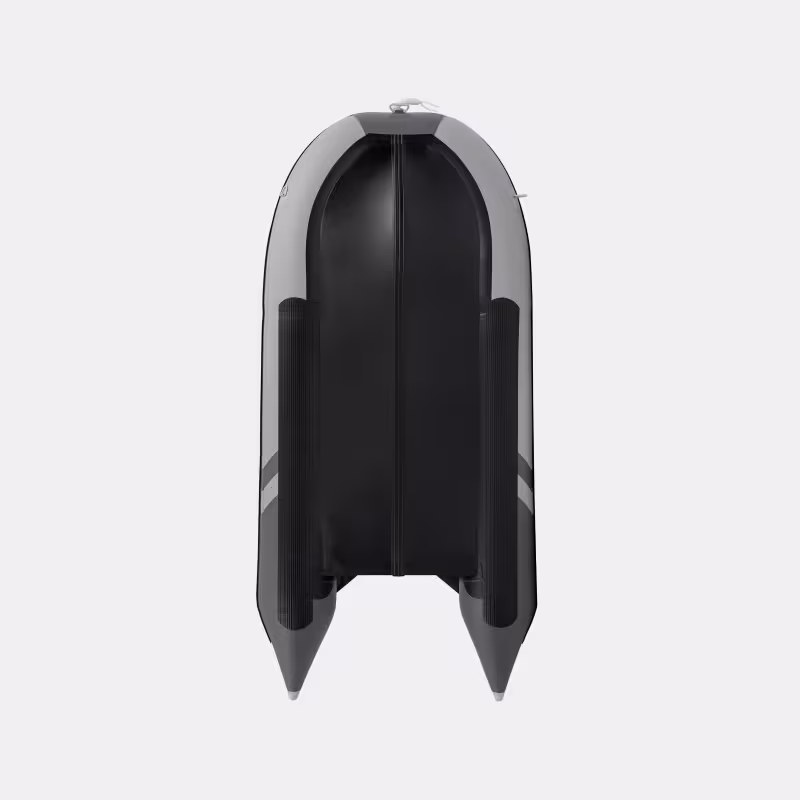 Надувная лодка ПВХ Gladiator Light B330AL, пайол алюминиевый, светло-серый/темно-серый