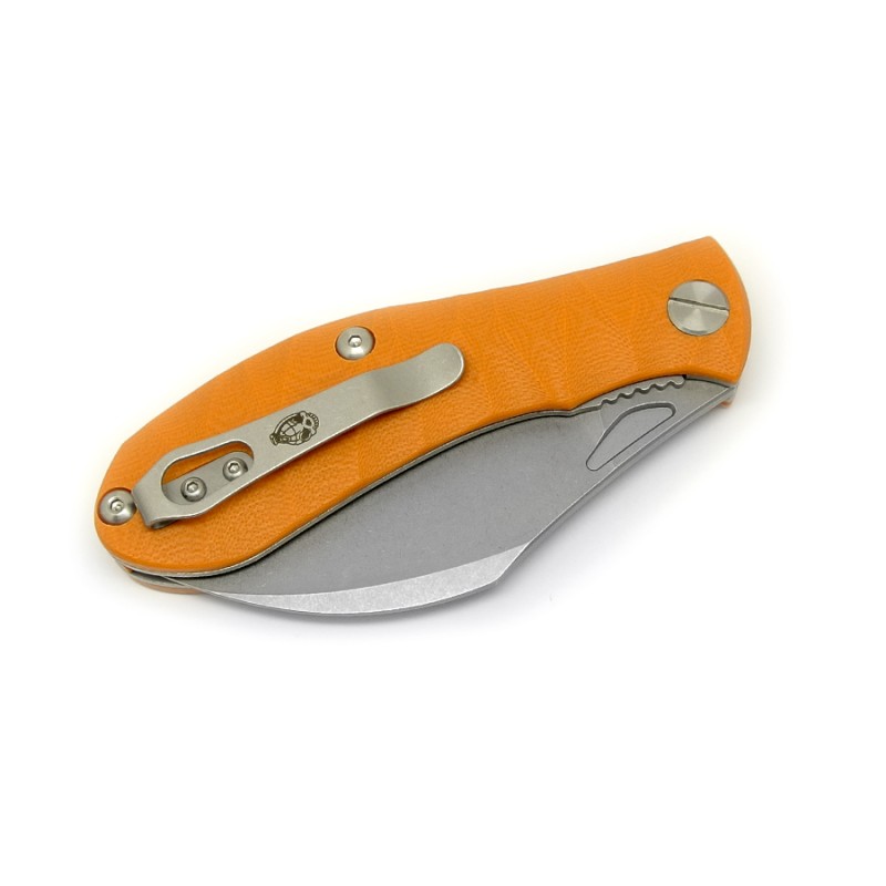 Нож складной Brutalica Knives Tsarap, orange handle
