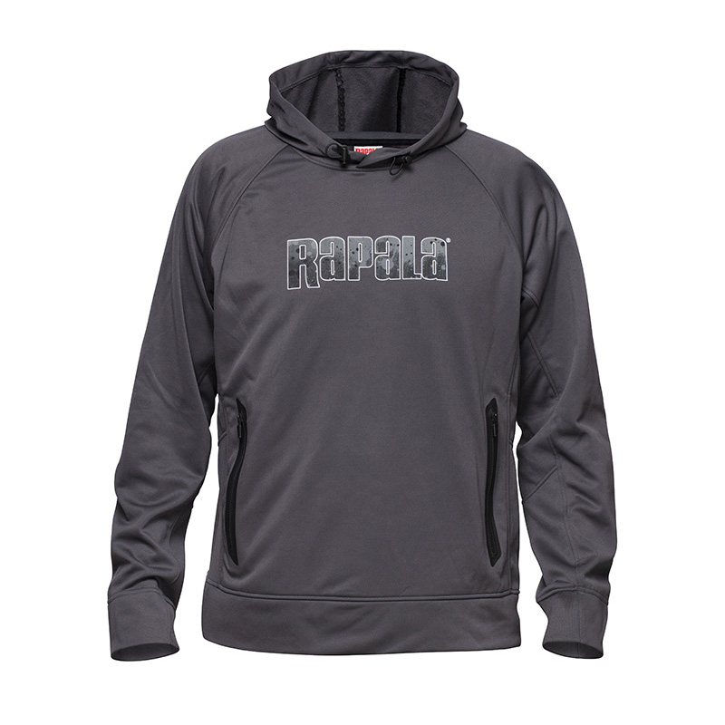 Худи мужское Rapala, полиэстер, серый, размер L