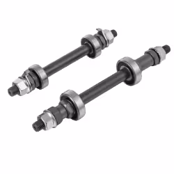 Ось передняя 140 мм под гайки с промподшипниками