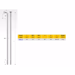 Спицы велосипедные Pillar PSR 15, 255 мм, черный