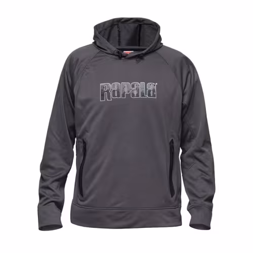 Худи мужское Rapala, полиэстер, серый, размер XL