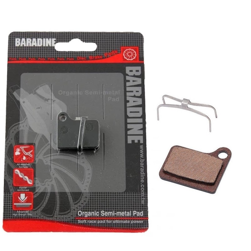 Колодки тормозные Baradine DS-15 для Shimano Deore BR-M555, органические