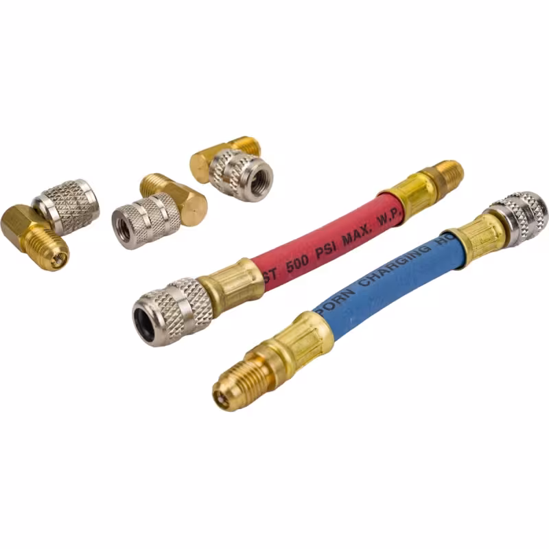 Набор адаптеров для заправки кондиционера  JTC-3005