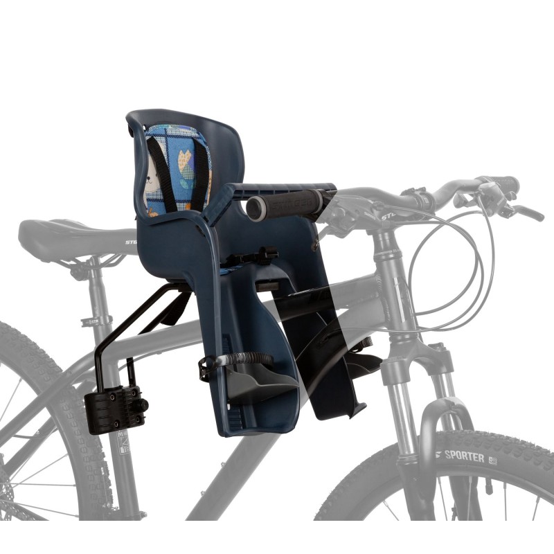 Велокресло детское на раму STG YC-699, нагрузка до 18 кг, синий