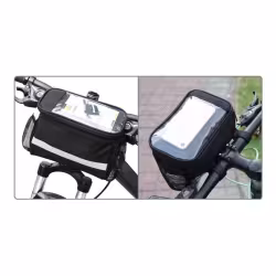 Велосумка для смартфона на руль B-Soul УТ00019516, черный