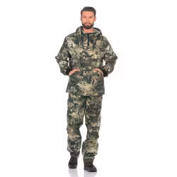 Костюм антимоскитный мужской Huntsman Антигнус-Люкс, смесовая ткань, принт Зелёный питон, размер 52-54, 182-188 см