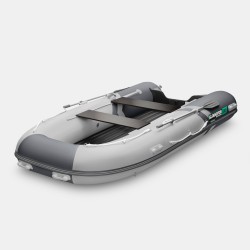 Надувная лодка ПВХ Gladiator E380S, НДНД, светло-серый/темно-серый