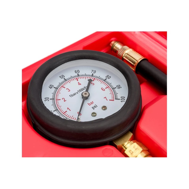 Набор для измерения давления топлива Эврика ER-86318, 8 предметов