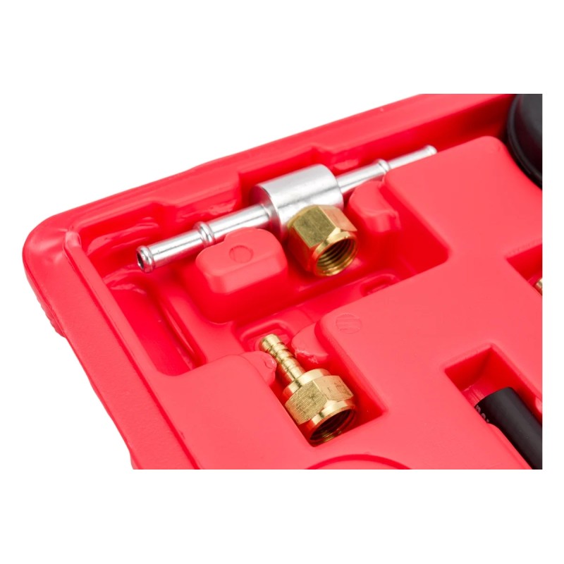 Набор для измерения давления топлива Эврика ER-86318, 8 предметов