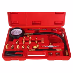 Набор для измерения давления топлива Эврика ER-86317, 21 предмет