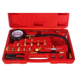 Набор для измерения давления топлива Эврика ER-86317, 21 предмет